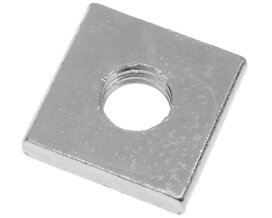 5-50pcs M3/M4/M5/M6/M8 Dadi Rettangolari Rettangolari In Acciaio Al Carbonio Zincato, Dadi Con Scanalatura A T Per Profilo In Alluminio, M4-14x11x3 (20pcs - Foto 3