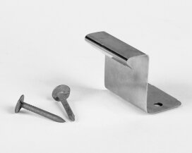 Solator Solaire en toit Etrier fixe avec clou pour canal de drainage