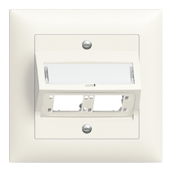 Sonepar Suisse UP Multimedia Verteiler Legrand 2 reihig 26TE, mit Tür, weiss